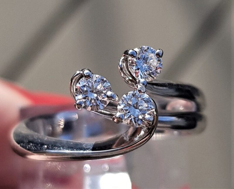 0,40 carat diamant ring