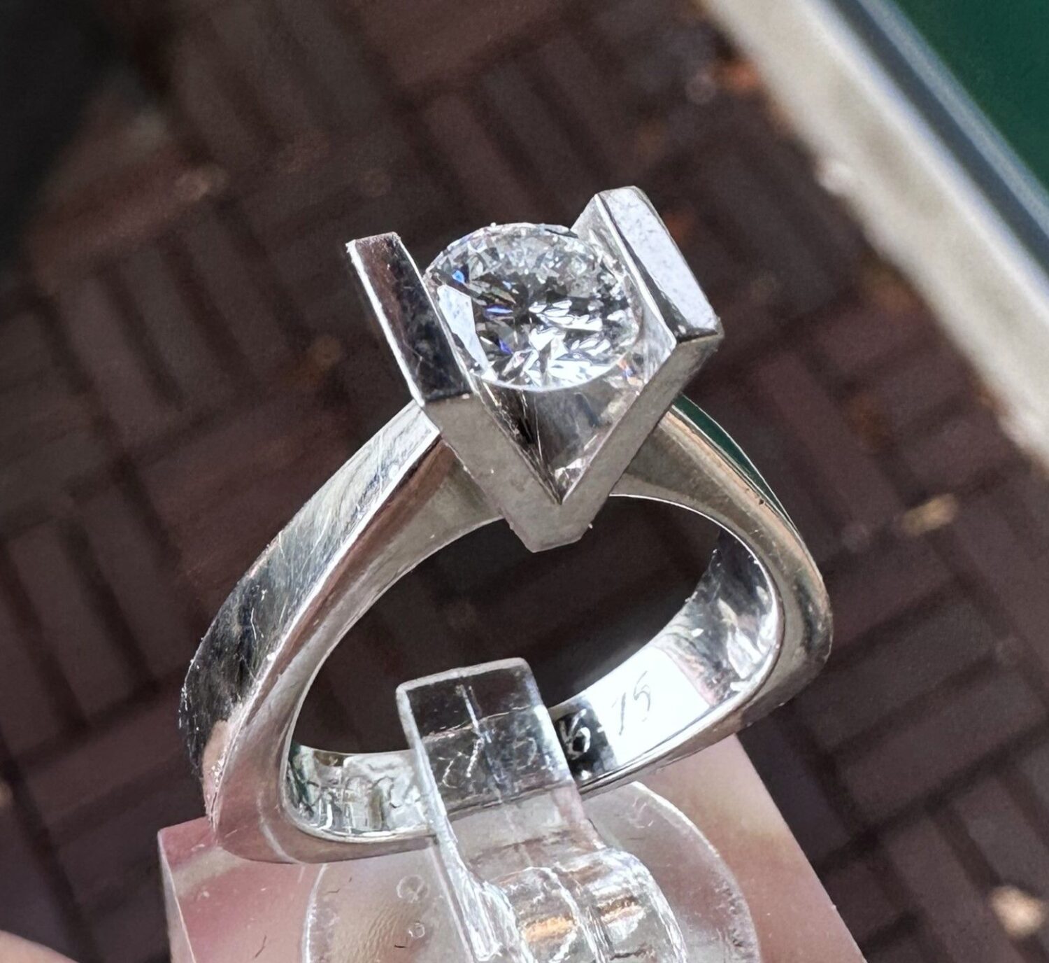 0,70 carat diamant ring carat design kl j