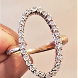 Eternity ring 0,61 carat