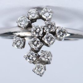 Brilliant Slebet Diamant Ring 0,60 carat