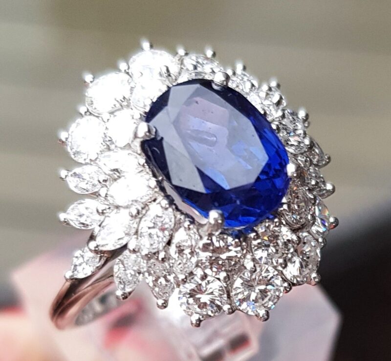 Diana Roset Ring 2,80 carat diamanter a 2