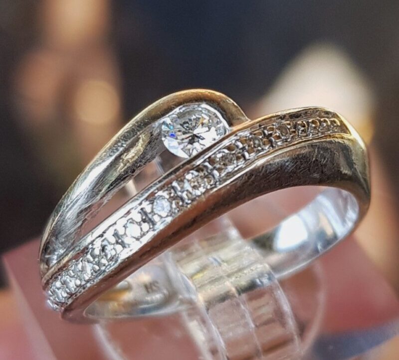 hermann siersvøl diamant ring 0,20 carat 1