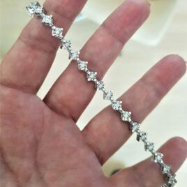 kraftig diamantarmlænke med 0,90 carat diamanter alanya 7