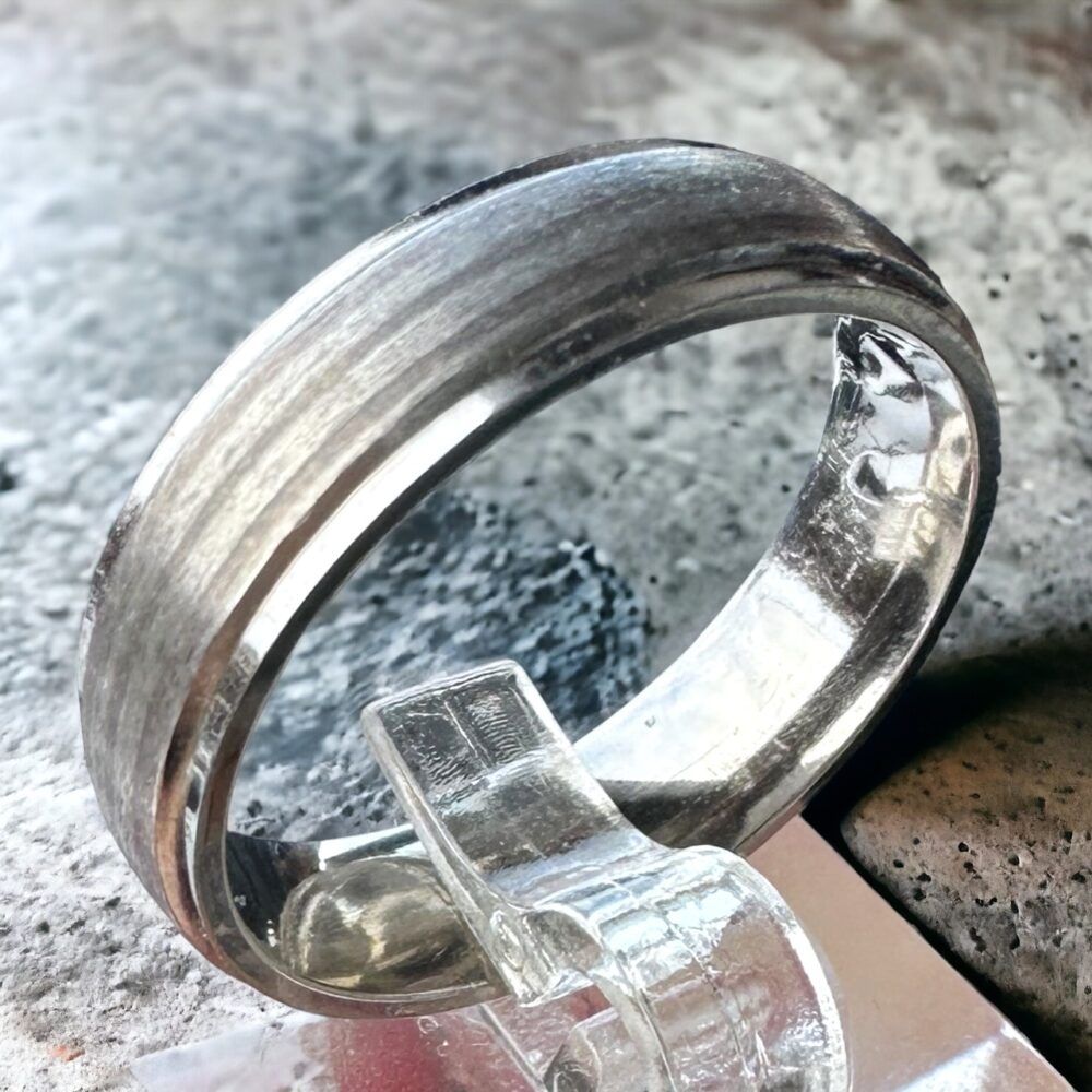 riflet satineret titanium ring 1-Photoroo